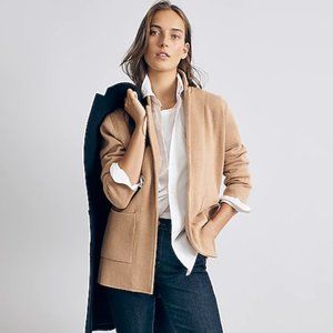 J.Crew Sophie open-front sweater-blazer